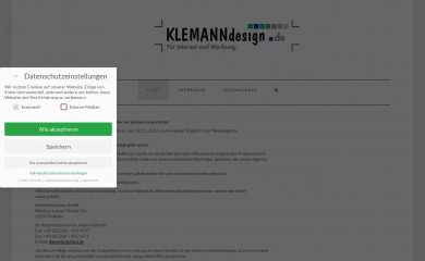 klemanndesign.de screenshot