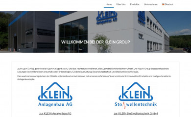 klein-group.eu screenshot