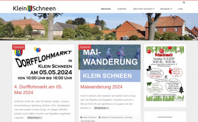 klein-schneen.de screenshot