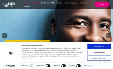 kleinkunst-igel.de screenshot