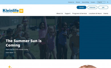 kleinlife.org screenshot