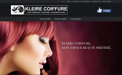 kleirecoiffure.fr screenshot