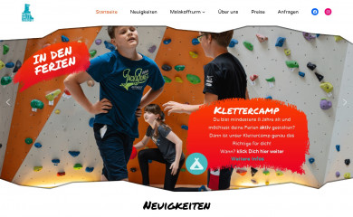 klettern-bottrop.de screenshot