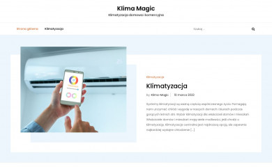 klimamagic.pl screenshot