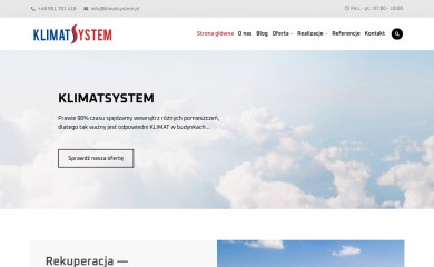 klimatsystem.pl screenshot