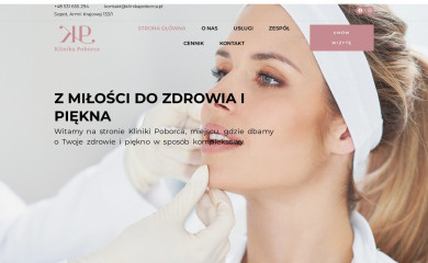 klinikapoborca.pl screenshot