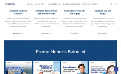 klinikpandawa.com screenshot