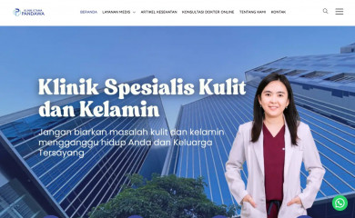klinikpandawa.com screenshot