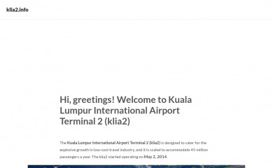 klia2.info screenshot