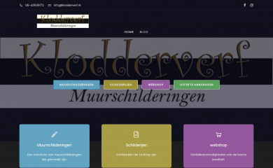 klodderverf.nl screenshot