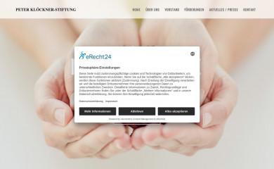 kloeckner-stiftung.de screenshot