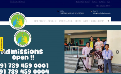 klorofeelschool.ac.in screenshot