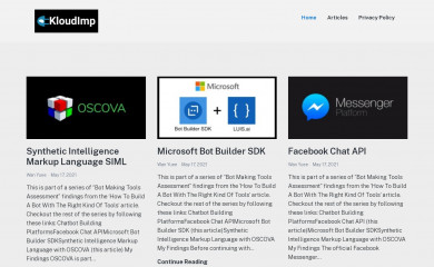 kloudimp.com screenshot