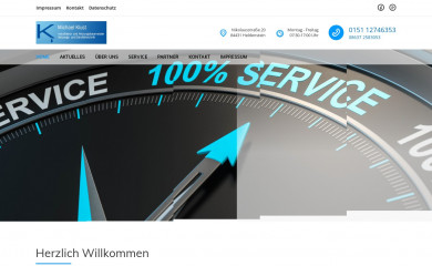 klust-heizung-sanitaer.de screenshot