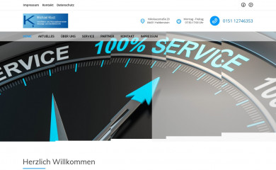 klust-heizung-sanitaer.de screenshot