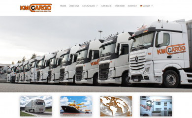 km-cargo.com screenshot
