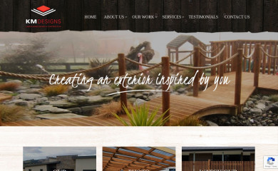 kmdesigns.co.nz screenshot