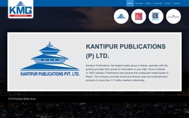 http://kmg.com.np screenshot