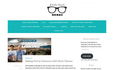 knifesteelnerds.com screenshot