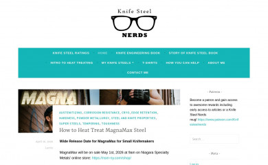 knifesteelnerds.com screenshot