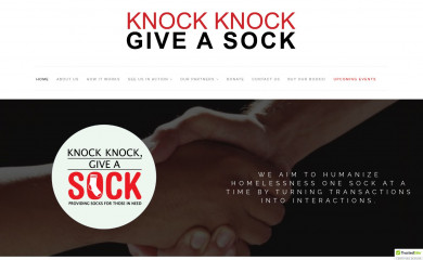 knockknockgiveasock.org screenshot