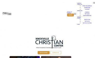 knoxvillechristianctr.org screenshot