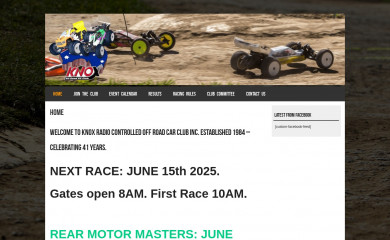 knoxrcclub.com screenshot