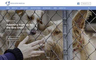 kocadogrescue.org screenshot