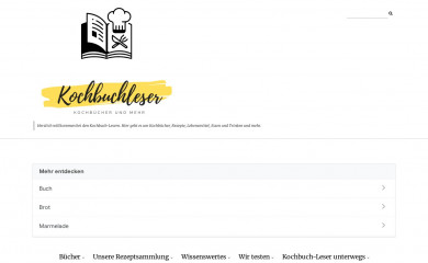 kochbuch-leser.de screenshot