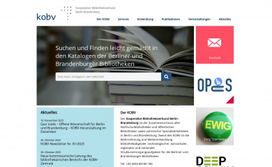 kobv.de screenshot