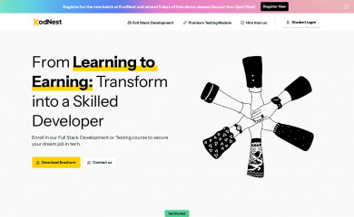 kodnest.com screenshot