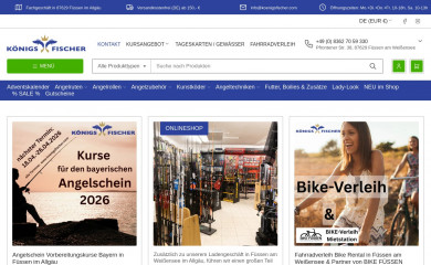 koenigsfischer.com screenshot