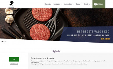 koedgrossisten.dk screenshot