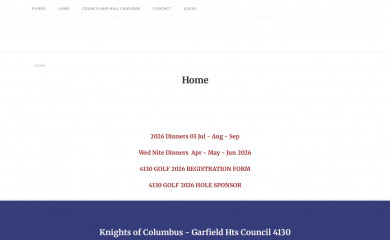 kofc4130.org screenshot