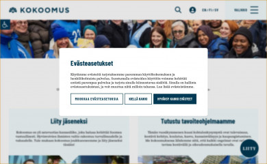kokoomus.fi screenshot