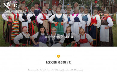 kokkolannaislaulajat.fi screenshot