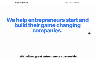 kohfounders.com screenshot