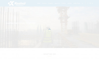 koohejicontractors.com screenshot