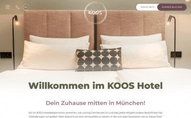 koos-hotel.de screenshot