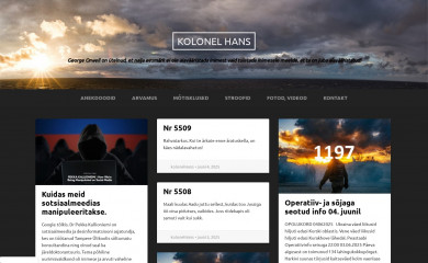 kolonelhans.ee screenshot