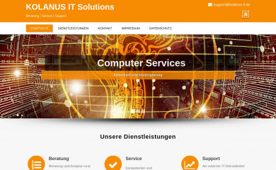 kolanus-it.de screenshot