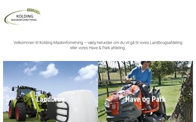koldingmaskinforretning.dk screenshot