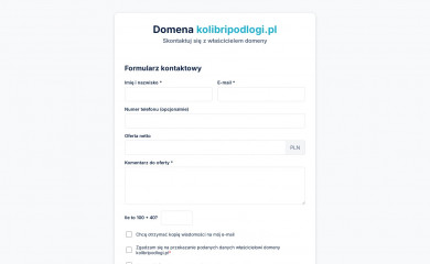 kolibripodlogi.pl screenshot