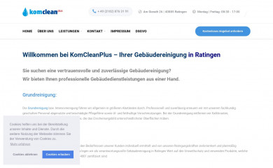 komcleanplus.com screenshot
