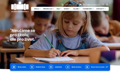 komenska.com screenshot