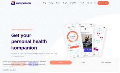kompanionapp.com screenshot