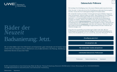komplettbaeder.at screenshot
