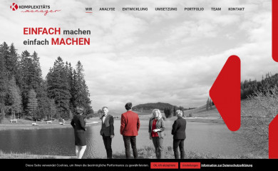 komplexitaetsmanager.at screenshot