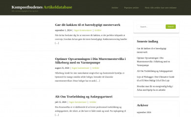kompostbudene.dk screenshot