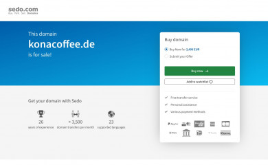 konacoffee.de screenshot